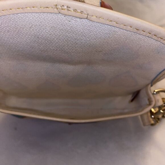 Vintage Hearts Dooney And Bourke Wristlet Wallet Pouch - Picture 5 of 12